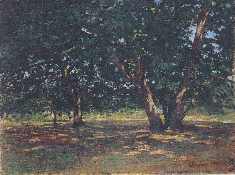 Claude Monet Wald von Fontainbleau